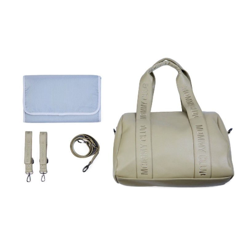 Torba do wózka Mommy Club Vegan Leather Green Childhome
