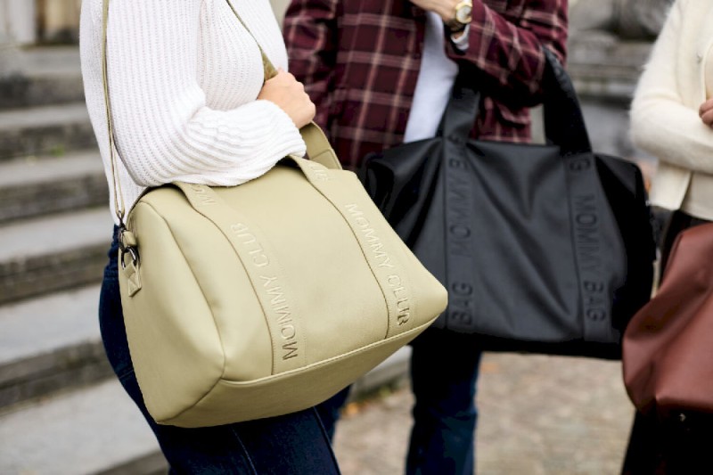 Torba do wózka Mommy Club Vegan Leather Green Childhome