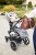 Torba do wózka Mommy Club Vegan Leather Dark Brown Childhome
