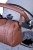 Torba do wózka Mommy Club Vegan Leather Dark Brown Childhome