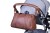Torba do wózka Mommy Club Vegan Leather Dark Brown Childhome