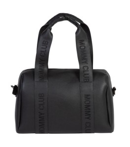 Torba do wózka Mommy Club Vegan Leather Black Childhome