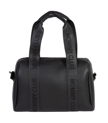 Torba do wózka Mommy Club Vegan Leather Black Childhome