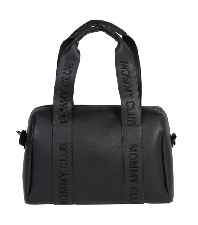 Torba do wózka Mommy Club Vegan Leather Black Childhome