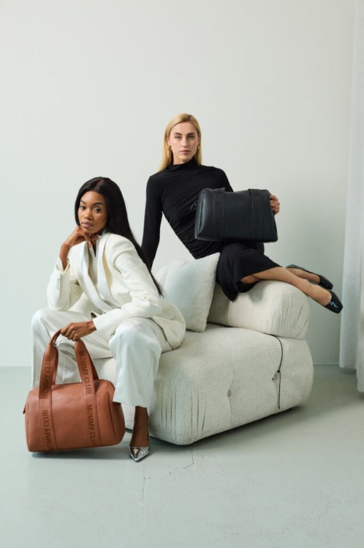 Torba do wózka Mommy Club Vegan Leather Brown Childhome