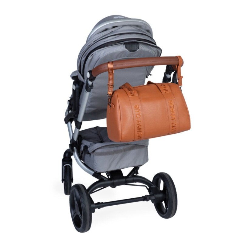 Torba do wózka Mommy Club Vegan Leather Brown Childhome