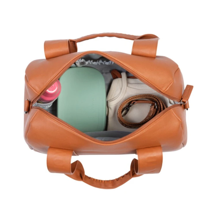 Torba do wózka Mommy Club Vegan Leather Brown Childhome