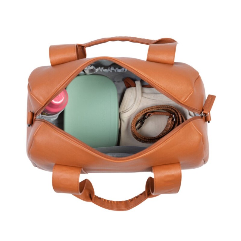 Torba do wózka Mommy Club Vegan Leather Brown Childhome
