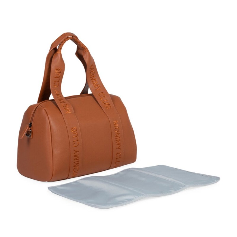 Torba do wózka Mommy Club Vegan Leather Brown Childhome