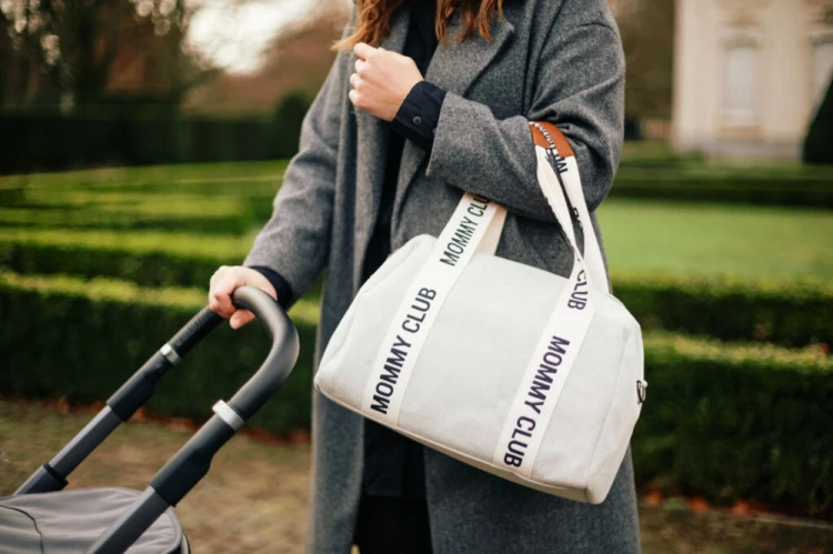 Torba do wózka Mommy Club Signature Off White Childhome