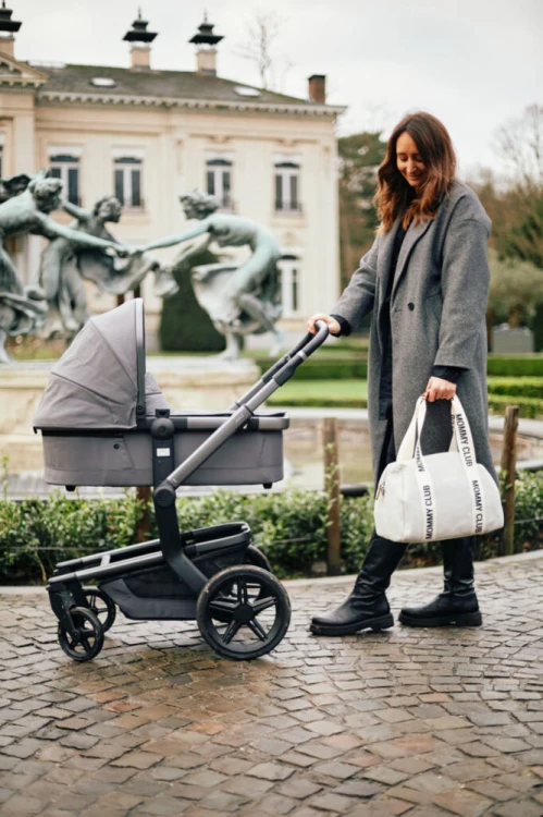 Torba do wózka Mommy Club Signature Off White Childhome