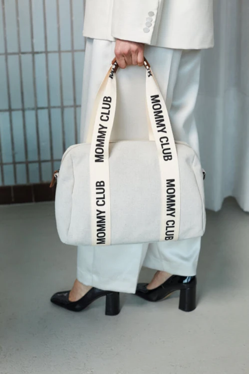 Torba do wózka Mommy Club Signature Off White Childhome