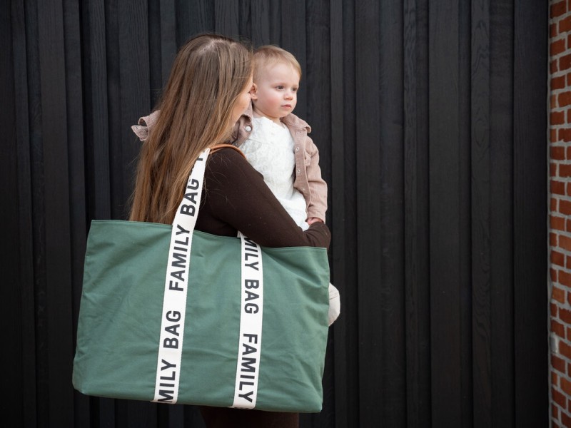 Torba Family Bag Signature Zielona Childhome