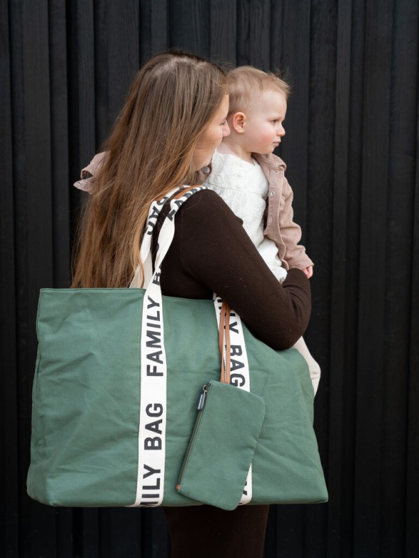 Torba Family Bag Signature Zielona Childhome