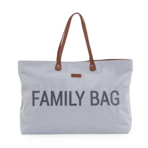Torba Family Bag Kanwas Szara Childhome