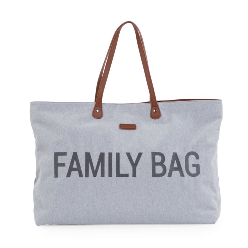 Torba Family Bag Kanwas Szara Childhome