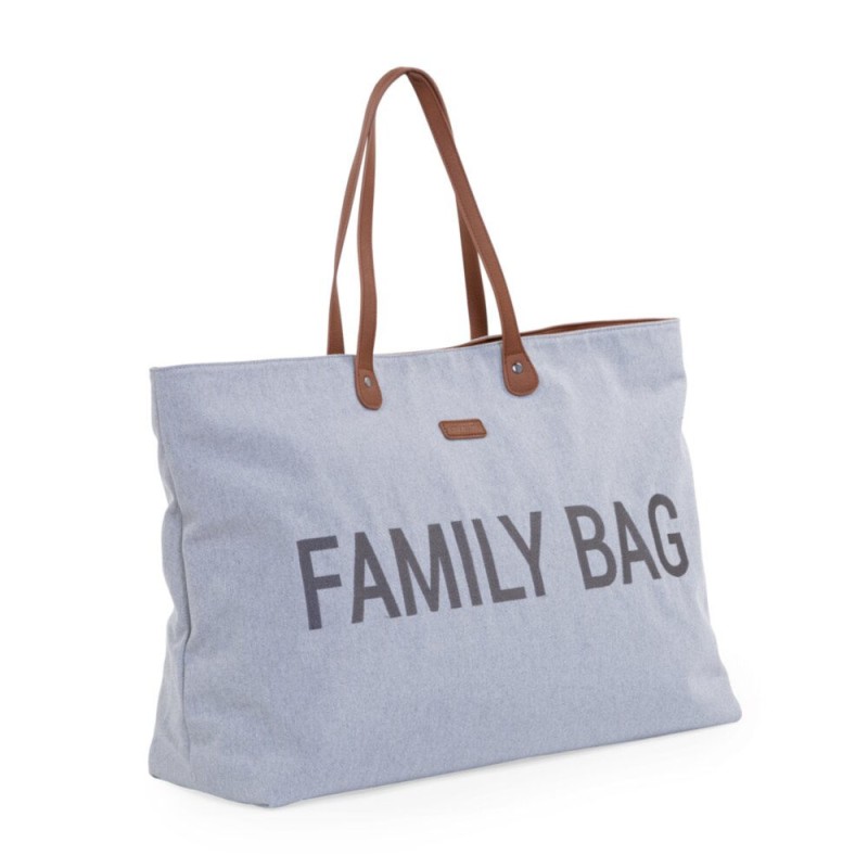 Torba Family Bag Kanwas Szara Childhome