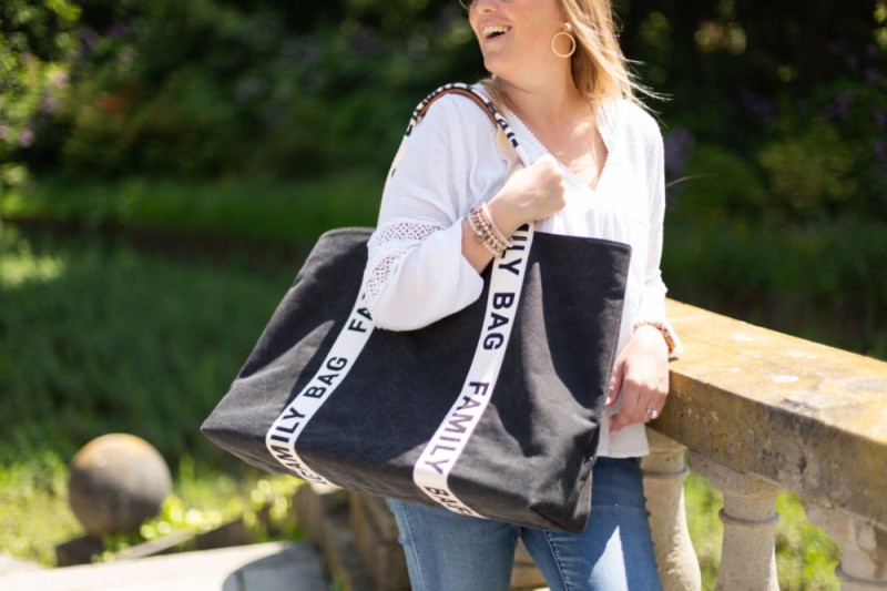 Torba Family Bag Signature Czarna Childhome