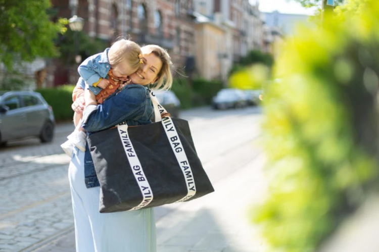 Torba Family Bag Signature Czarna Childhome