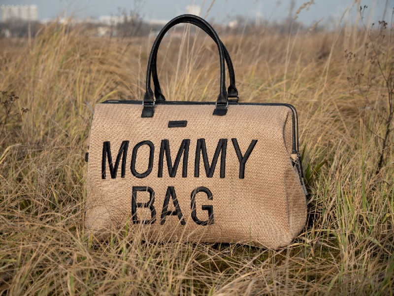 Torba Mommy Bag Raffia Look Childhome