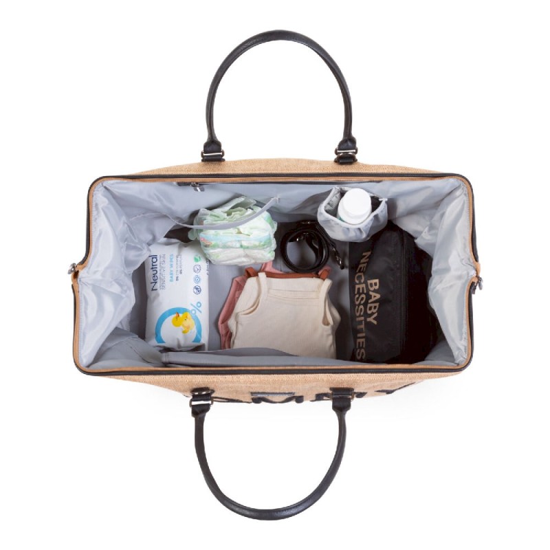 Torba Mommy Bag Raffia Look Childhome