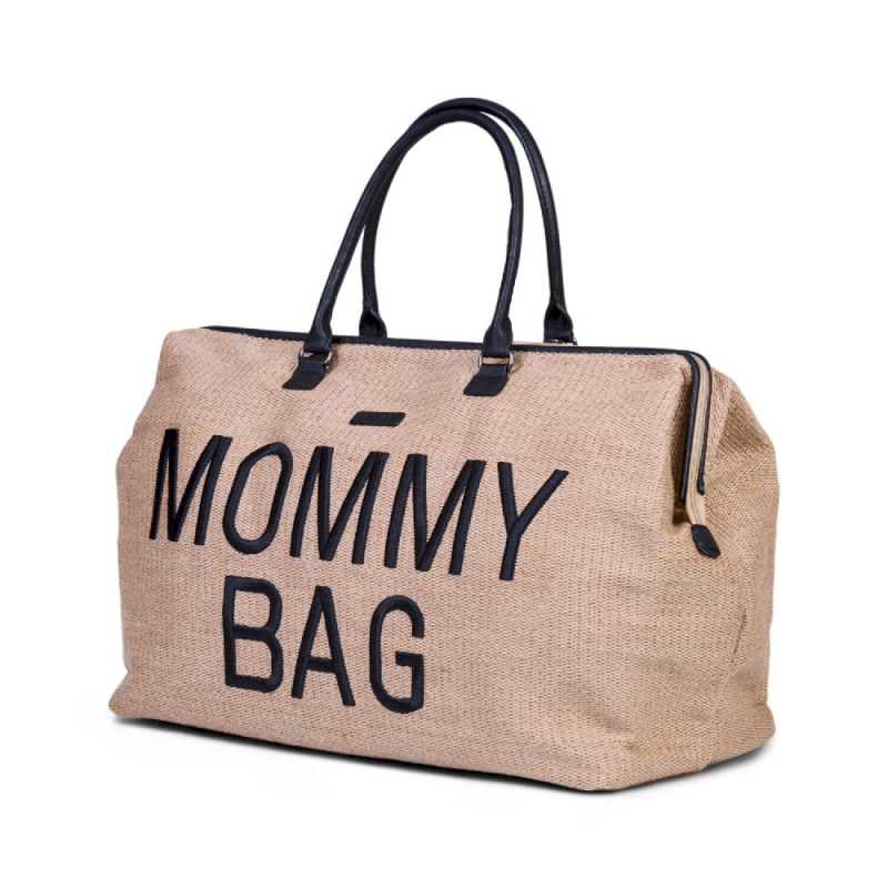 Torba Mommy Bag Raffia Look Childhome