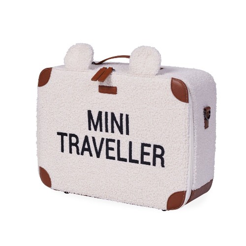 Walizka dziecięca Mini Traveller Teddy bear White Childhome