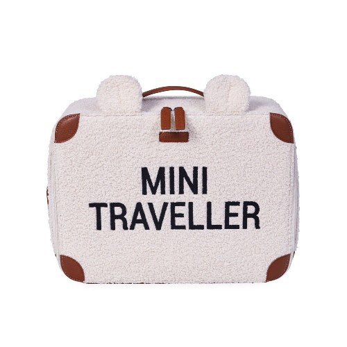 Walizka dziecięca Mini Traveller Teddy bear White Childhome
