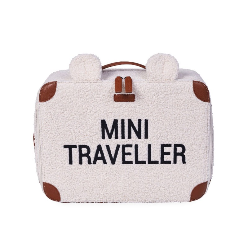 Walizka dziecięca Mini Traveller Teddy bear White Childhome