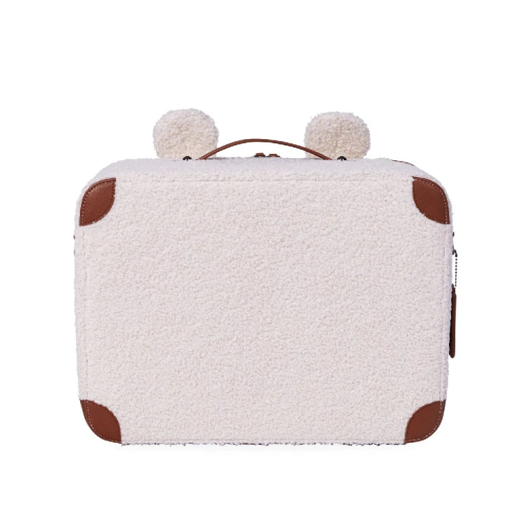 Walizka dziecięca Mini Traveller Teddy bear White Childhome