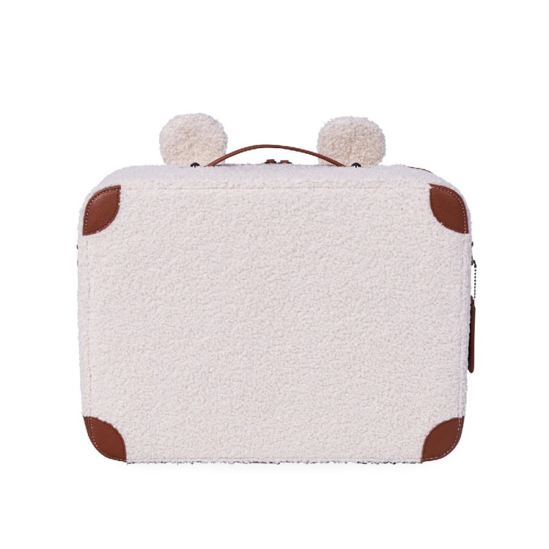 Walizka dziecięca Mini Traveller Teddy bear White Childhome