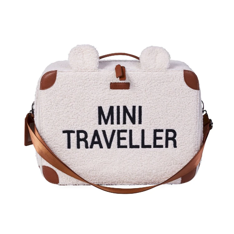 Walizka dziecięca Mini Traveller Teddy bear White Childhome