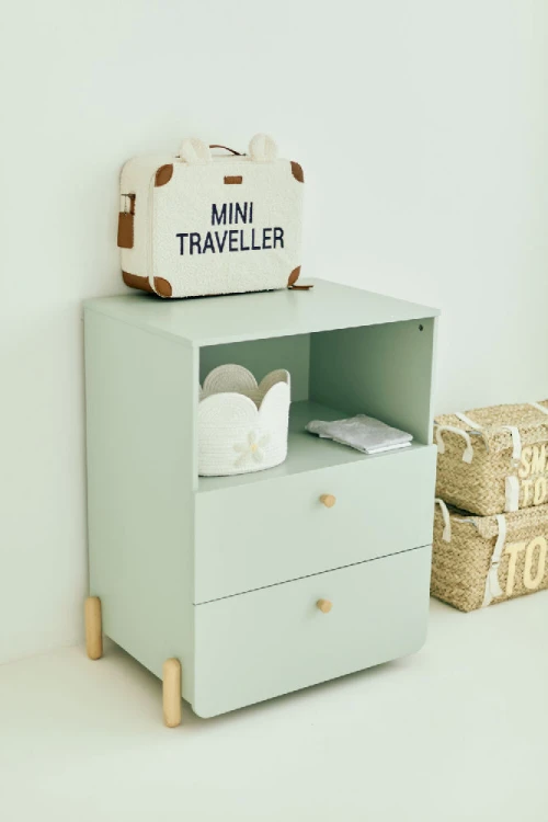 Walizka dziecięca Mini Traveller Teddy bear White Childhome