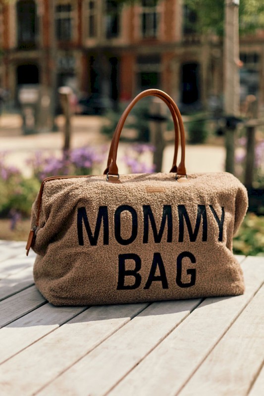 Torba Mommy Bag Teddy Soft Brown Childhome