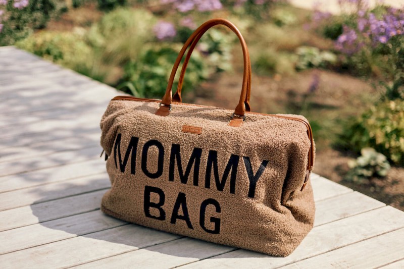 Torba Mommy Bag Teddy Soft Brown Childhome