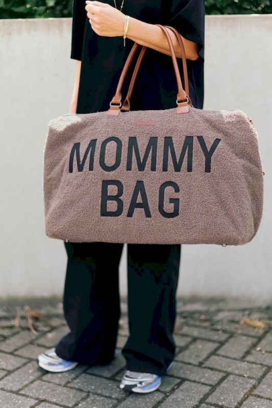 Torba Mommy Bag Teddy Soft Brown Childhome