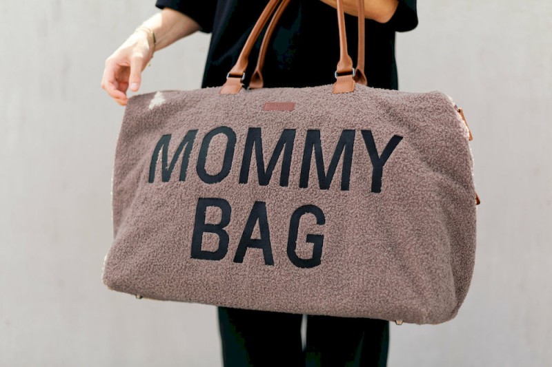 Torba Mommy Bag Teddy Soft Brown Childhome