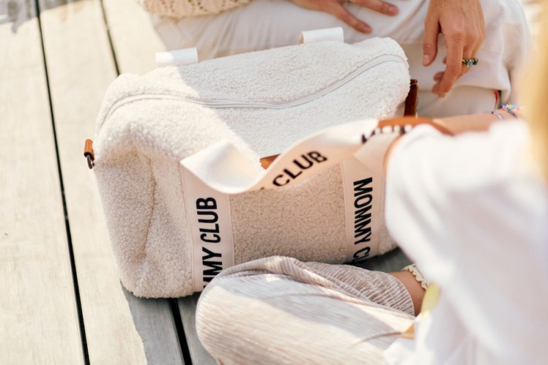 Torba do wózka Mommy Club Signature Teddy White Childhome