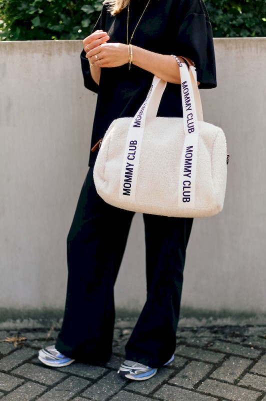 Torba do wózka Mommy Club Signature Teddy White Childhome