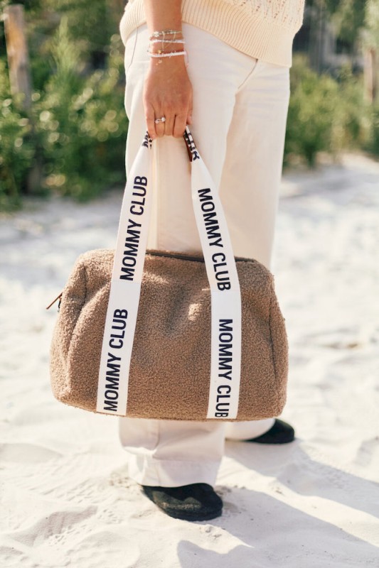 Torba do wózka Mommy Club Signature Teddy Soft brown Childhome
