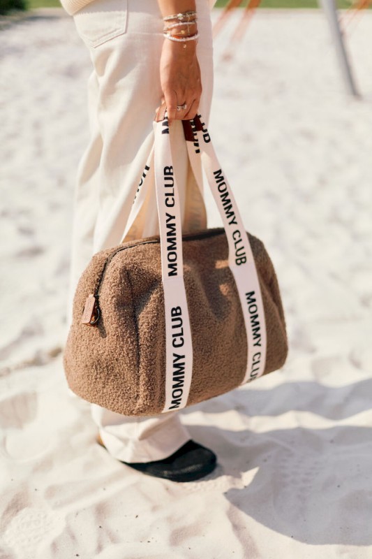 Torba do wózka Mommy Club Signature Teddy Soft brown Childhome
