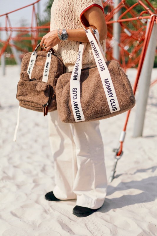 Torba do wózka Mommy Club Signature Teddy Soft brown Childhome