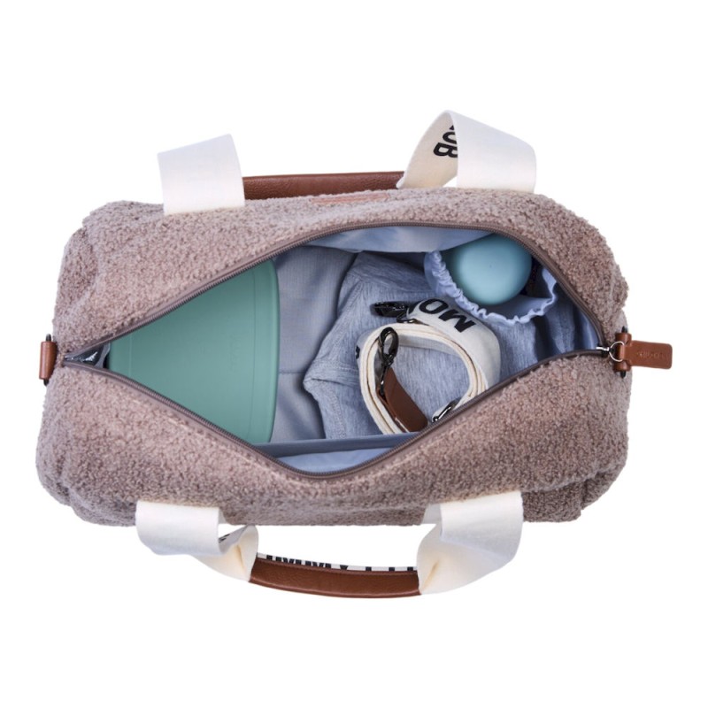 Torba do wózka Mommy Club Signature Teddy Soft brown Childhome