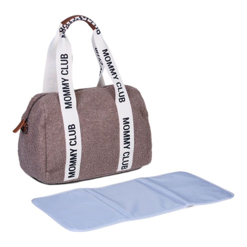Torba do wózka Mommy Club Signature Teddy Soft brown Childhome