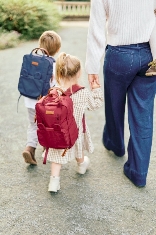 Plecak dziecięcy Mini Club Signature Urban Burgundy Childhome