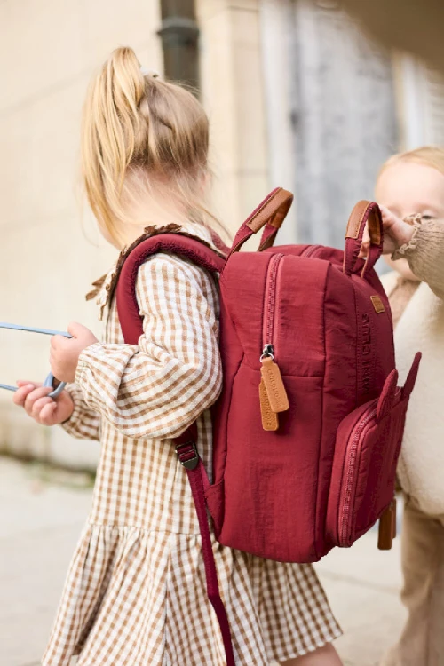 Plecak dziecięcy Mini Club Signature Urban Burgundy Childhome