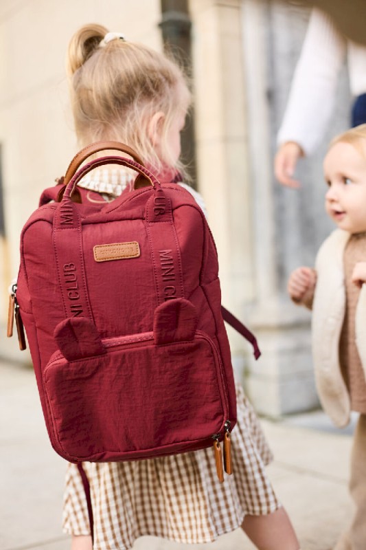 Plecak dziecięcy Mini Club Signature Urban Burgundy Childhome