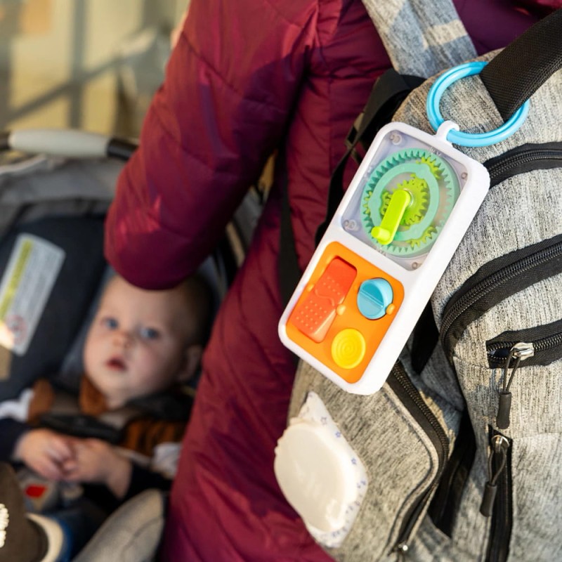 Sensoryczne Kwadraty z Zawieszką PlayTab Go Fat Brain Toys