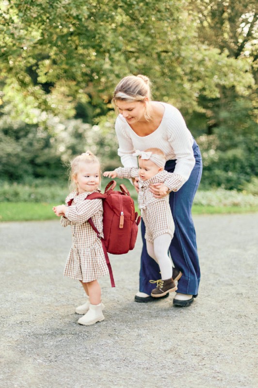 Plecak dziecięcy Mini Club Signature Urban Burgundy Childhome