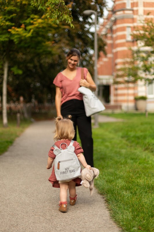 Plecak dziecięcy My First bag Kanwas Szary Childhome